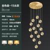 Luminária de Escada Gipsofila Lustre Longo Duplicador Rotativo Moderno Simples Luxo Leve Villa Loft Apartamento Sala de Estar Lustre