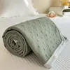 2026 Novo Modelo Jacquard Tricotado 100% Algodão de Alta Qualidade, Cobertor Multifuncional, Colcha de Verão em Forma de Coração, Colcha Fina de Verão, Colcha de Ar Condicionado