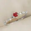 Amazon Comercio Electrónico Transfronterizo Exquisito Moda Versátil Anillo de Amor 2026 Anillo Sencillo y Único de Nicho para Mujer