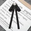 Gravata Borboleta Estilo Coreano Fivela Pin para Mulheres Broche de Corsage Tendência Novo Estilo Camisa Broche Decorativo para Gola Fita Gravata Borboleta Pequena