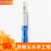 Pluma semipermanente para tatuaje nuevo estilo coreano hecha a mano de un solo cabezal metal boca cruzada pluma para bordado de tatuaje productos para tatuaje herramientas para tatuaje