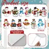 Srzkb3136 Decoração de Jardim de Neve de Natal da Amazon Inserção em Placa Oca Festa no Jardim Inserção para Gramado