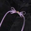 Botones de Rana Qipao Cola Larga Mariposa Cuentas Doradas Botones Estilo Chino Cuentas de Jade Botones con Borla Hecho a Mano Nuevo Estilo Chino Hanfu