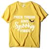 Coxas Grossas e camiseta casual de manga curta lisa estampada top solto plus size gGola redonda