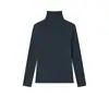 Camiseta Térmica de Lana Merino y Tencel para Mujer, Nuevo Estilo Otoño e Invierno 2026, Top Cálido Cepillado por Ambos Lados, Se Puede Usar como Capa Base o Prenda Exterior
