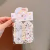 Tiara de Renda com Franjas para Crianças com Adesivos Doces de Florzinhas de Velcro, Novo Estilo de Acessório de Cabelo para Meninas