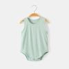 Mameluco de Modal Fino de Verano para Bebé Niño y Niña Ropa de Pedos Envolvente para Bebé Triángulo Harper Sin Costuras Chaleco de Verano Pijama