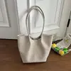 Bolsa Tote Estilo Novo 2026 Transfronteiriça, Bolsa com Padrão Trançado da Moda, Bolsa Simples para o Dia a Dia Feminina, Bolsa de Ombro de Grande Capacidade Mãe e Filha