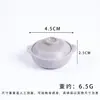Simulación miniatura tazón comida juego mini plato de cena tazón de porcelana azul y blanco juego de casa cocina adornos hechos a mano accesorios DIY venta al por mayor