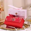 Caja de Regalo de Alta Gama, Caja de Dulces para Bodas, Caja Vacía para Mejores Amigos y Damas de Honor, Caja de Empaque de Regalo de Cuero para Llevar en la Mano