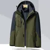 Nueva Chaqueta Exterior 2023 para Hombres y Mujeres, Set de Tres en Uno de 0.05 kg con Forro Polar, Chaqueta Cortavientos e Impermeable