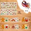 Nuevos Artículos de Gran Venta Transfronterizos: Adornos de Dibujos Animados para Niños, Pegatinas para Tarjetas Navideñas DIY, Set de Regalo para Árbol de Navidad, Marco de Fotos