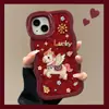 Pintura al Óleo Flor de la Suerte Caballo Adecuado para Funda de Teléfono Apple 17 Pro Max Mate 80 Doble Soporte 16 Silicona 15 Año Nuevo 14