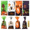 Amazon Halloween Bolsa de Celofane para Doces com Bolso Plano Dividido OPP Saco para Embalagem de Feriado