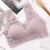 Sujetador strapless de encaje con copas, sujetador deportivo de espalda hermosa, camisola de verano para mujer, top tipo tank top sexy para yoga para mujer