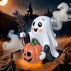Nuevo Halloween Transfronterizo Fantasma Calabaza Adornos de Fiesta Artesanías de Resina Patio Decoración del Hogar Estatua Regalos