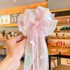 2023 Nuevo Estilo Pasador de Pelo con Lazo Accesorios para el Cabello de Niños Celebridad de Internet Pinza para el Cabello Grande Linda para la Parte Trasera de la Cabeza Estilo Occidental Súper Hada