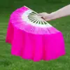 Abanico Danza del Abanico Accesorios de Performance para Danza del Abanico Niños Yangko Baile Cuadrado Doble Cara Un Par de Manos Izquierda y Derecha Leften