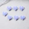 Perla de Imitación Color Macarrón Corazón Rosa Joyería para Uñas Accesorios para Uñas Portátiles Funda para Teléfono Celular Accesorios Pequeños DIY