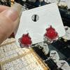 Aretes de Perlas de Lujo Ligero 2024 Nuevos con Agujas de Plata, Aretes Elegantes y Modernos de Estilo Coreano