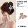 Pinza para el pelo coreana estilo Yiwu, pinza de tiburón floral de alta gama de lujo primavera-verano, nuevo accesorio para el pelo de garra dulce 2026