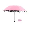 Guarda-chuva Preto Dobrável Manual UV Protetor Solar à Prova de Vento Guarda-sol Dupla Face Guarda-chuva de Publicidade para Presente