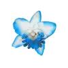 Grampo de Cabelo de Flor Artificial Transfronteiriço Grampo de Orquídea Clipe de Peça Única Noiva Madrinha Flor de Cabelo Acessórios de Cabelo para Férias na Praia