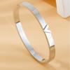 Pulsera Brillante en Forma de V Transfronteriza para Mujer, Moderna y Simple, Elegante Dorada, Pulsera con Hebilla Estilo Lujo Accesible, Pulsera Elegante