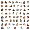 1000 Lindas Caricaturas Capibala Capibara Pequeñas Pegatinas Transfronterizas Domésticas Aplicables Decorativas Carcasa de Teléfono Móvil Pegatinas para Taza de Agua