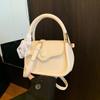 Bolso Cuadrado Pequeño de Moda Primavera 2025 Nuevo Casual Simple Diseño Nicho Bolso de Hombro Cruzado para Mujer