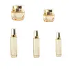 Juego de botellas de vidrio octagonal en stock 30-120 ml, botella dispensadora de loción 30g 50g, juego de botellas para crema y contorno de ojos, botellas vacías