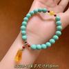 Pulsera vintage de magnesita turquesa de un círculo pulsera turquesa antigua mujeres enviar novias novia joyería de mano al por mayor