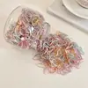 Elásticos de Cabelo Descartáveis para Mulheres, Pretos, Espessados, Alta Elasticidade, Não Danificam o Cabelo, Pequenos Elásticos de Cabelo para Crianças, Acessórios de Cabelo