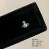 Brincos de Aço Titânio 316L Exclusiva Coleção Série Verde Modernos Tendência Studs de Cartilagem Piercing Joias para Orelha