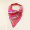 Miaode 2026 Nuevo Pañuelo Triangular con Degradado Láser Arcoíris Accesorio Elástico para el Cabello para Mujeres con Alta Elasticidad y Diseño Elástico Diadema