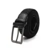 Cinturón Elástico de Lujo de Gama Alta para Hombre Cinturón Tejido Elástico Golf Elástico Elástico Cinturón de Pantalón sin Agujeros Venta al por Mayor