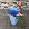 Atacado spot 10 pequenas flores rosa simulação 9 rosas flor de espuma planta simulação buquê de flores artificiais flor decorativa