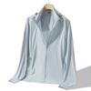 Ropa de Protección Solar para Pesca Pareja 2024 Nuevo Verano Delgada Secado Rápido Transpirable Seda de Hielo Ropa de Protección Solar para Pesca al Aire Libre para Hombres y Mujeres