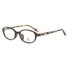 Gafas Ovaladas Ultraligeras de Nerd para Mujer, Artefacto de Maquillaje de Alta Gama, Montura de Gafas Ancla Roja Anti Luz Azul