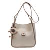 Bolso pequeño de mensajero de color contrastante popular de este año para mujer, nueva moda 2025, versátil, bolso de hombro con textura retro