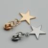 Cremallera clásica con forma de estrella de cinco puntas No.. 5 cierres colgantes de aleación con forma de estrella de cinco puntas para equipaje, disponibles en stock.