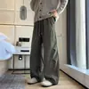 Pantalones Casuales para Hombre, Nuevo Estilo Otoño 2026, Pantalones Deportivos Rectos con Caída, Pantalones Holgados de Pierna Ancha para Adolescentes