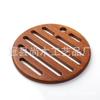 Base de aislamiento térmico de madera sándalo negro redonda base de aislamiento térmico antideslizante base para olla base creativa de animal para tazón base para olla de arena base de madera anti-quemaduras