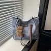 Bolsa Tote Francesa Leve de Alto Valor Estilo Floresta 2026 para Mulheres Bolsa de Ombro Estilo Preguiçoso Esportivo de Alto Valor