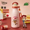 Termo Taza Judy Nick de Zootopia para Estudiantes, Taza de Doble Uso de Aspecto Elegante para Mujer, Taza Infantil de Caricatura con Popote al por Mayor