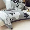Toalla de Almohada de Gasa de Algodón Puro de Cuatro Capas Clase A, un Par de Toallas de Almohada de Dibujos Animados, Anti-Aceite, Nuevos Estilos de Protectores de Almohada para Todas las Estaciones