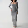 Vestido de Manga Larga Suave Mismo Estilo Skims Falda Larga Control de Abdomen con Hilo Tirantes Integrados Falda Larga Anticaída