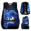 Fabricante Original Mochila Transfronteriza Sonic Sonic Estudiantes de Primaria y Secundaria Bolsa Escolar Mochila para Niños Mochila Bolsa de Dibujos Animados
