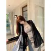 Estilo casual y relajado, nuevo abrigo de principios de primavera, moderno y versátil, holgado y casual, elegante cárdigan de longitud media