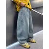 Jeans Rectos para Niños, Atuendo de Primavera, Elegantes Pantalones Largos de Primavera y Otoño 2026 para Niños, Tendencia